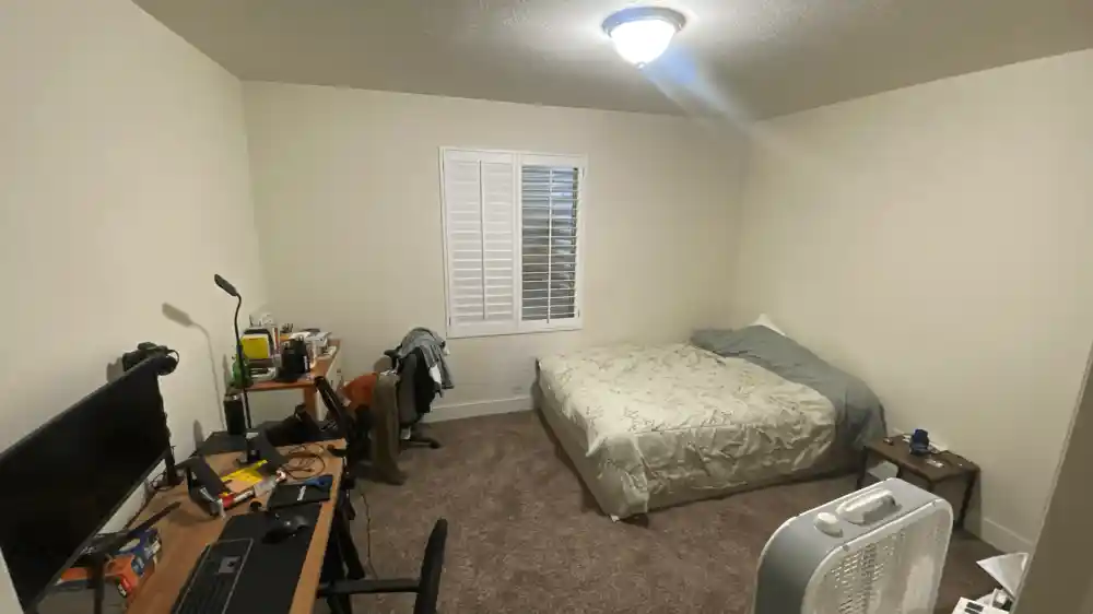 Preston in parents' basement